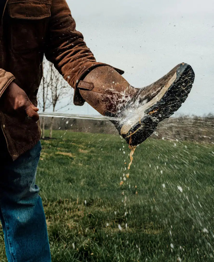 Men's Flatland Pull-On Waterproof Work Boot (Soft Toe)