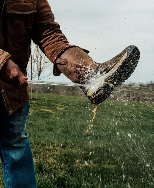 Men's Flatland Pull-On Waterproof Work Boot (Soft Toe)