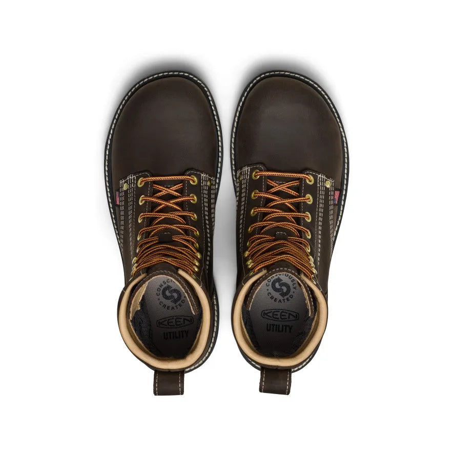 Men's Liberty 8" Waterproof 90° Heel Boot (Carbon Toe)