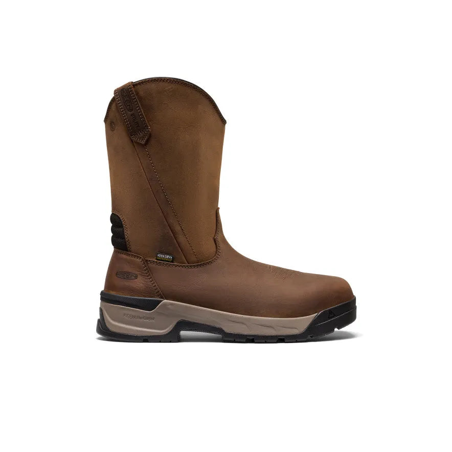 Men's Flatland Pull-On Waterproof Work Boot (Carbon Toe) Main image